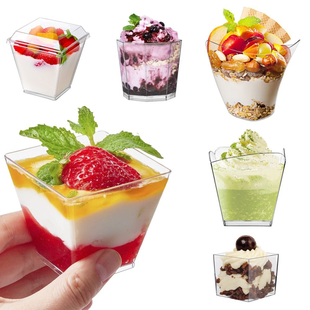 Sauce Dipping Cup - 10 adet yoğurt kabı tek kullanımlık