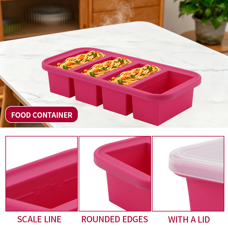 2 veya 3 Parçalı Silikon Dondu - Meal Prep Template incelemesi ve fiyatı