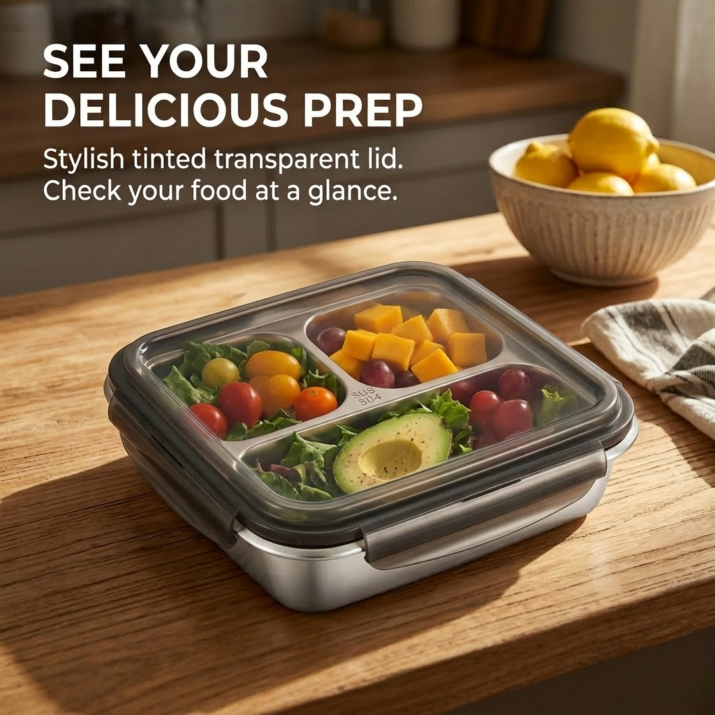 Büyük Kapasiteli, Kapaklı, Mik - Meal Prep Bowl incelemesi ve fiyatı