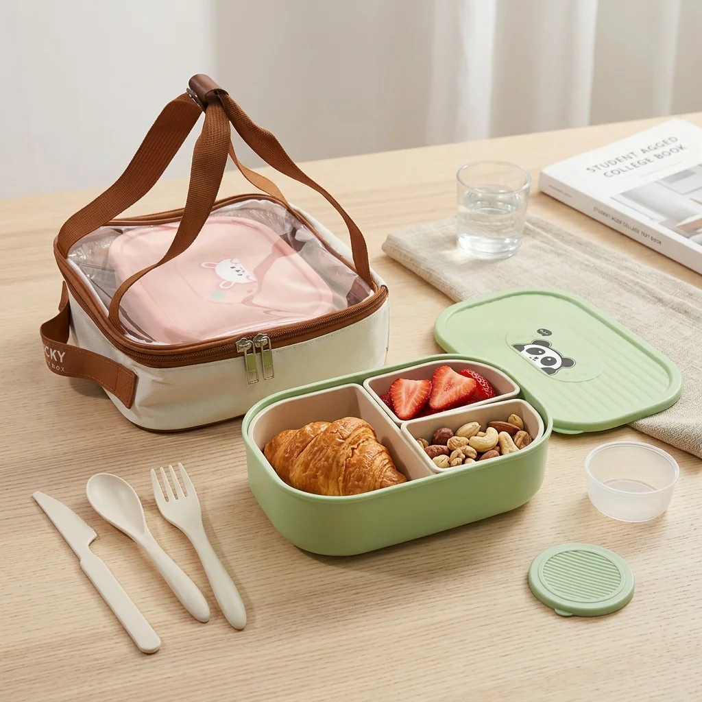 Çocuklar İçin Kapaklı Bento Öğ - Meal Prep Or Prep Meal incelemesi ve fiyatı